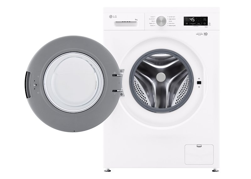 Lg Lavatrice F4NX1008NWK SERIE X1 8 Kg Essence White