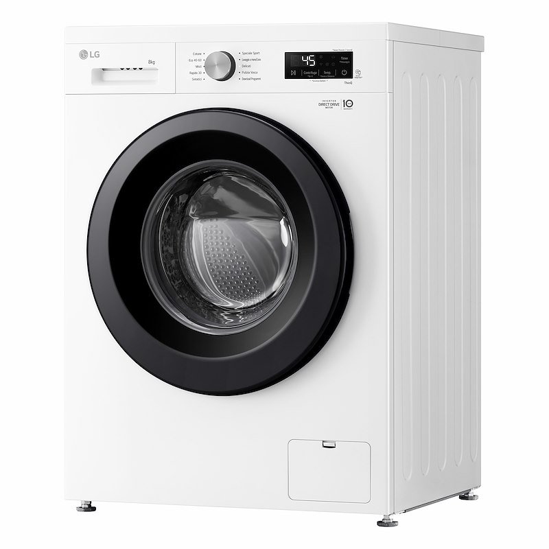 Lg Lavatrice F4NX1008NWK SERIE X1 8 Kg Essence White