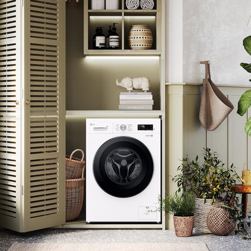 Lg Lavatrice F4NX1008NWK SERIE X1 8 Kg Essence White