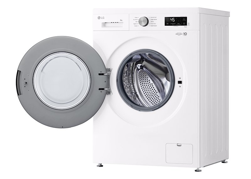 Lg Lavatrice F4NX1008NWK SERIE X1 8 Kg Essence White