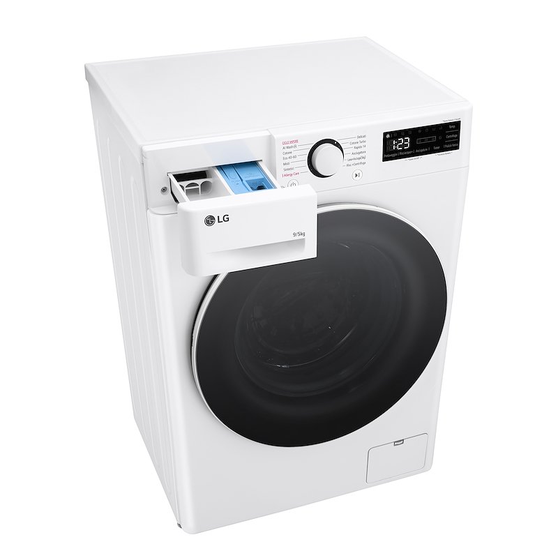Lg Lavasciuga 9/5 Kg AI DD D2R5S09TSWW  Bianco