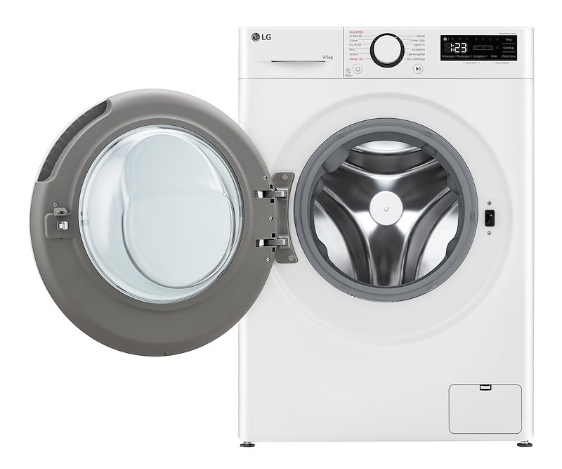 Lg Lavasciuga 9/5 Kg AI DD D2R5S09TSWW  Bianco