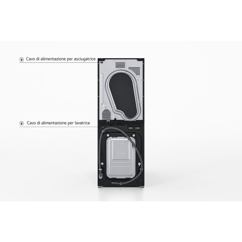 Lg Lavasciuga WASHTOWER WT1210EGF 12/10 Kg Beige Green