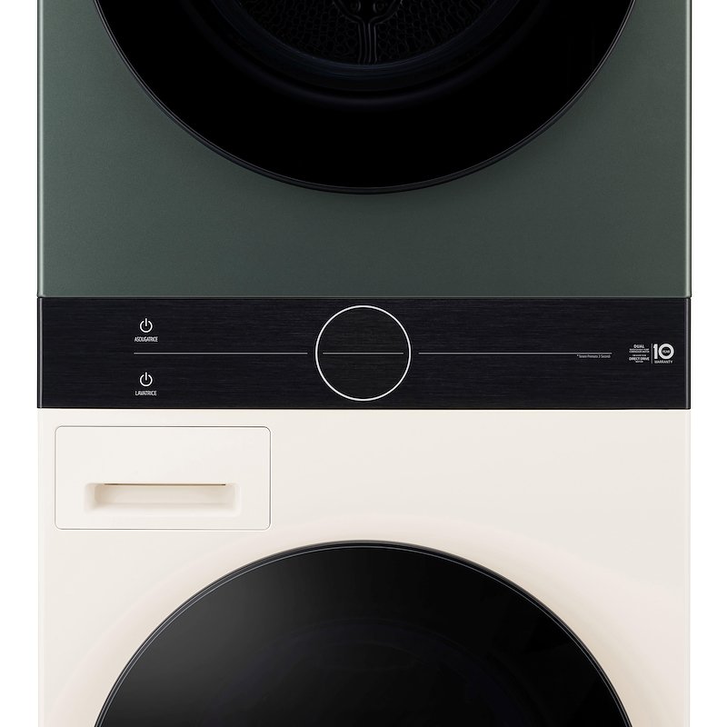 Lg Lavasciuga WASHTOWER WT1210EGF 12/10 Kg Beige Green