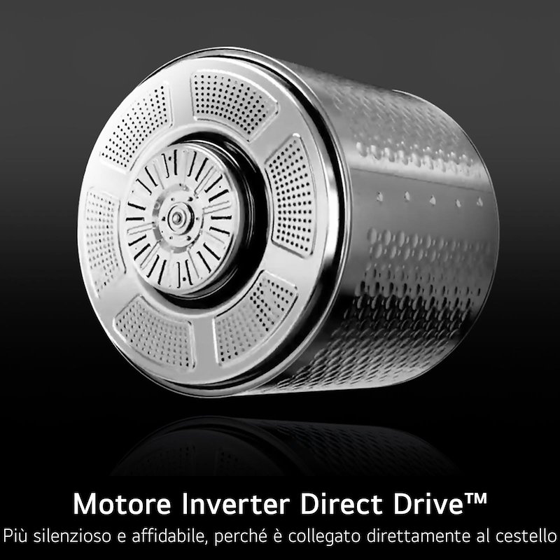 Lg Asciugatrice a Pompa di Calore 18 Kg Rh18u8avcw Bianco