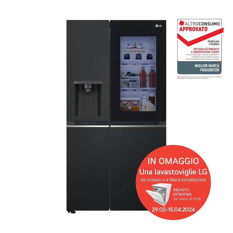 Lg Frigorifero Americano Gsgv80epll Nero