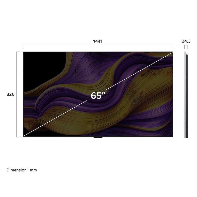 Lg Smart TV OLED 48" Oled65g56ls Rocky Black