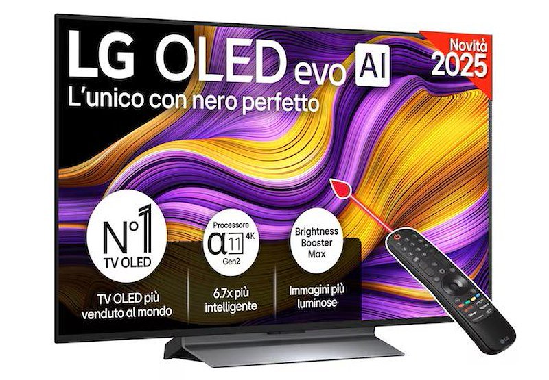 LG OLED48G56LS 48″ Rocky Black: luminosità, colore e gaming top