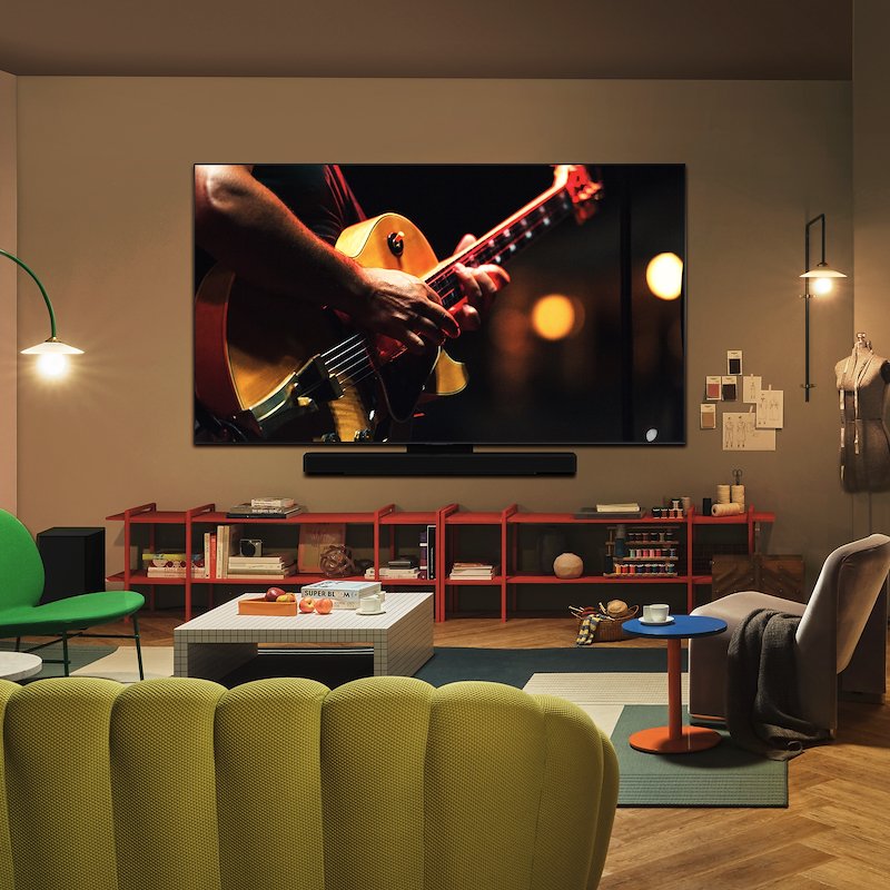 Lg Smart TV Oled 77" Oled77c55la Charcoal Black