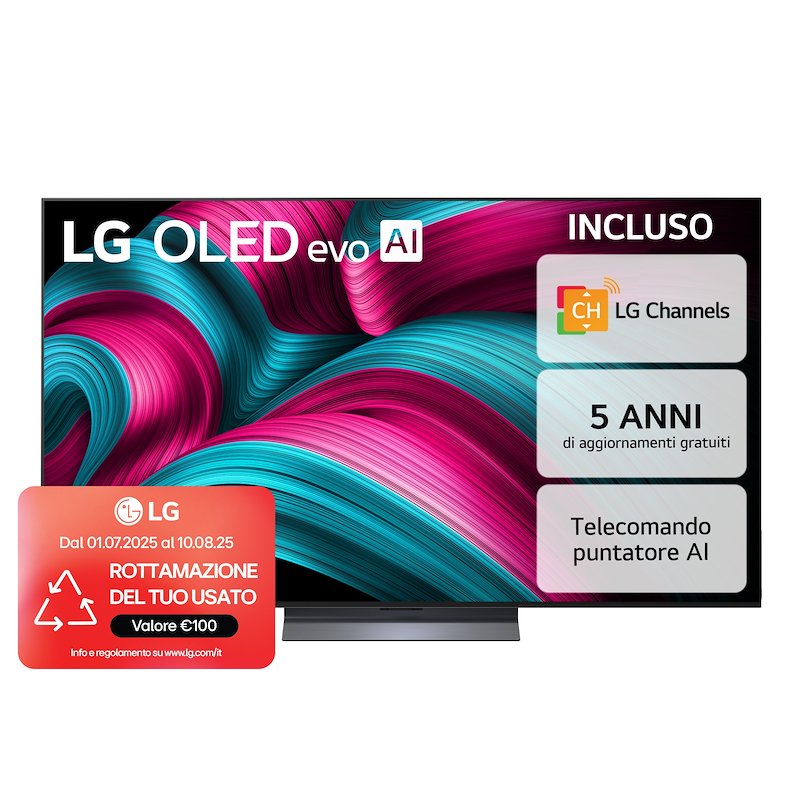 Lg Smart TV Oled 65" Oled65c55la Charcoal Black
