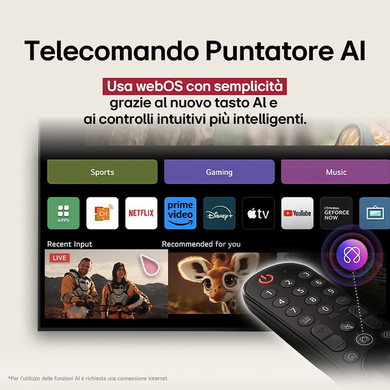 Lg Smart TV Oled 65" Oled65c55la Charcoal Black