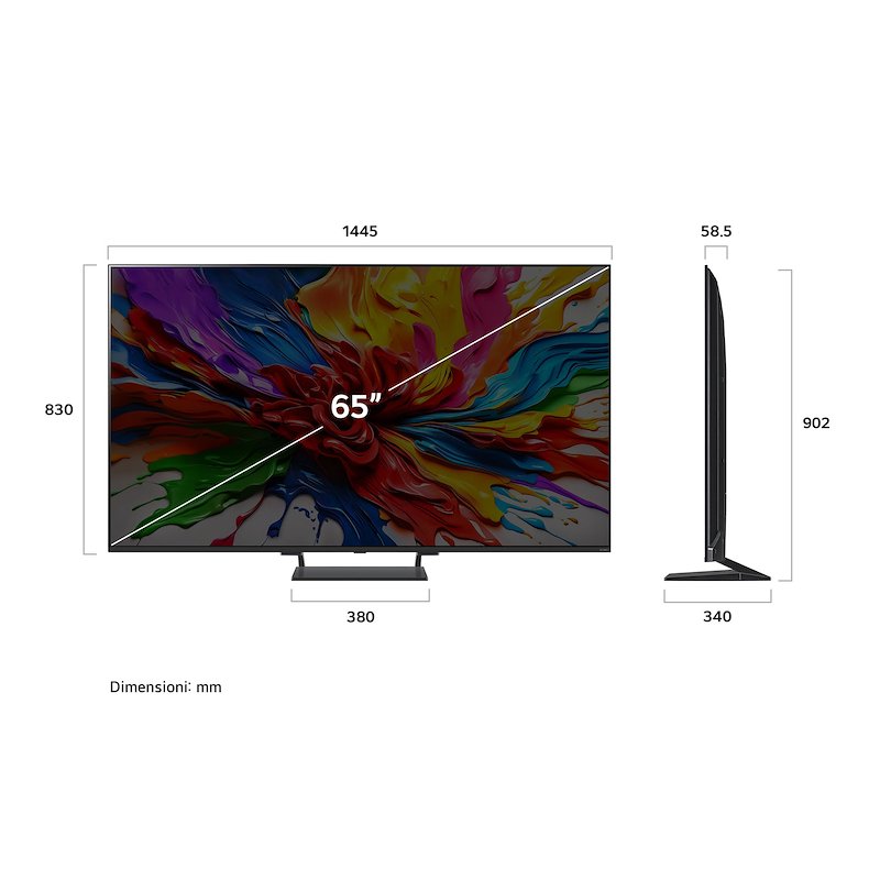 Lg Tv Mini Led 65" 65QNED93A6AQ Black