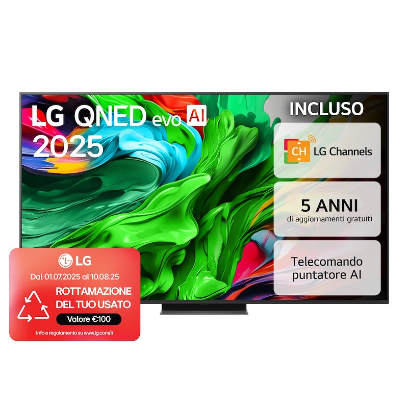 Lg Smart TV QNED EVO 65" 65qned86a6a Charcoal Black
