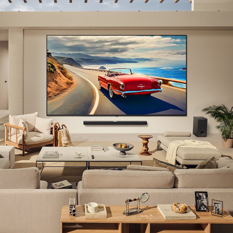 Lg Smart TV QNED 65" 65qned80a6a Charcoal Black