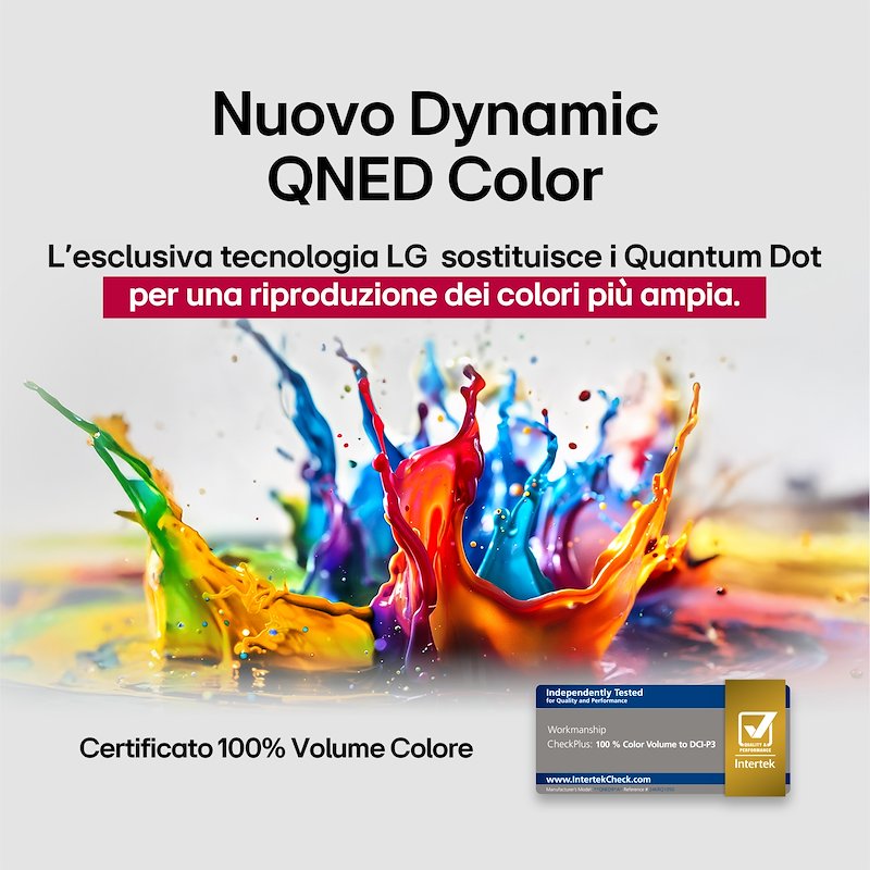 Lg Smart TV QNED 65" 65qned80a6a Charcoal Black