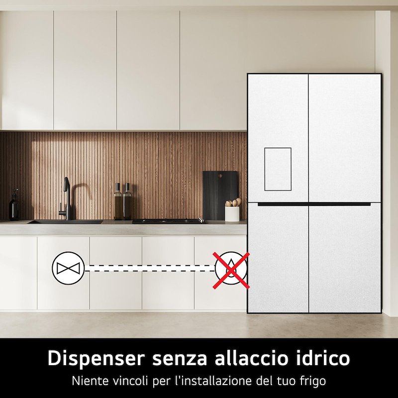 Lg Frigorifero americano Gslc41pype Prime Silver