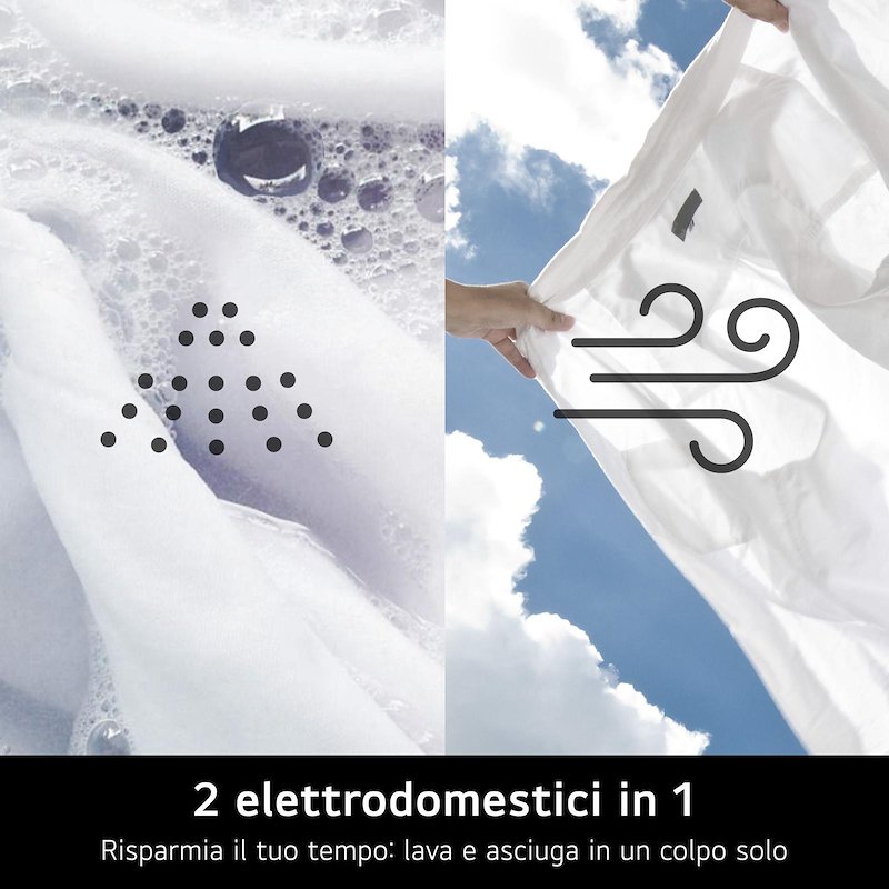 Lg Lavasciuga W4nx1095nwb 6 MOTION  Essence White