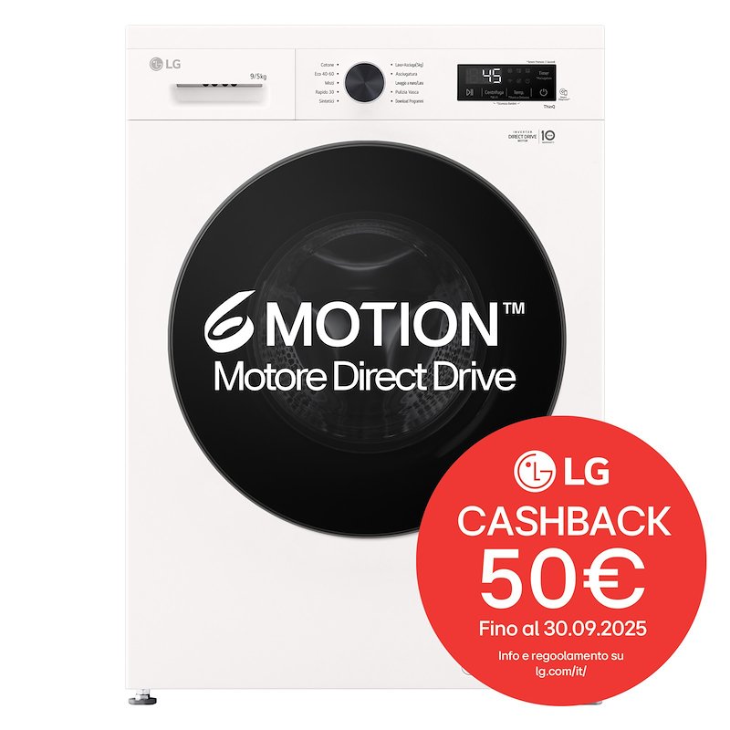 Lg Lavasciuga W4nx1095nwb 6 MOTION  Essence White