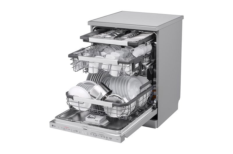 Lg Lavastoviglie libera installazione Df587hvs Argento