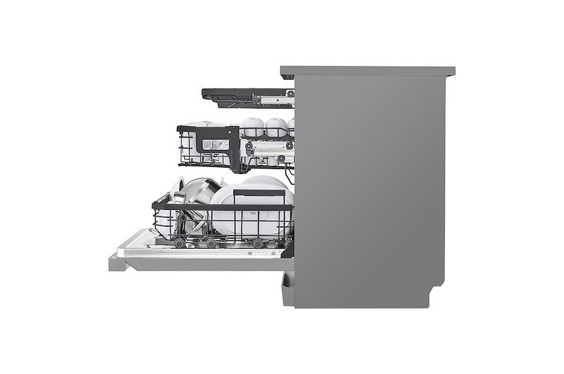 Lg Lavastoviglie libera installazione Df587hvs Argento