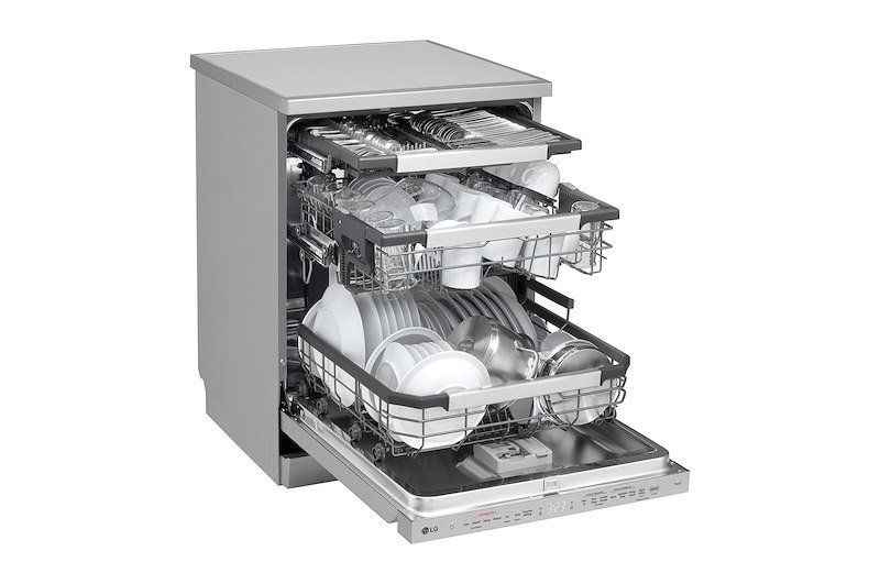 Lg Lavastoviglie libera installazione Df587hvs Argento