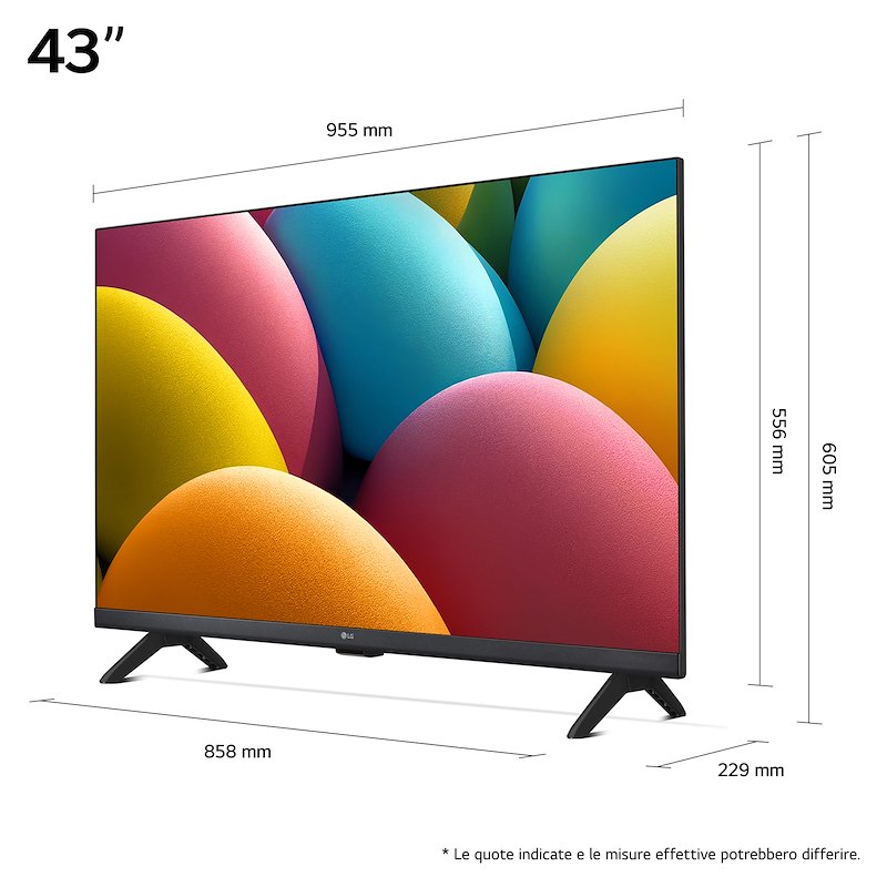 Lg TV LED 43" FHD LR6000 43LR6000LA Nero