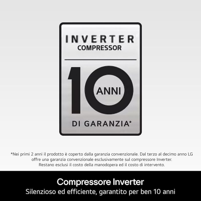 Lg Frigorifero Combinato Gbbsj20dpy Acciaio Inox