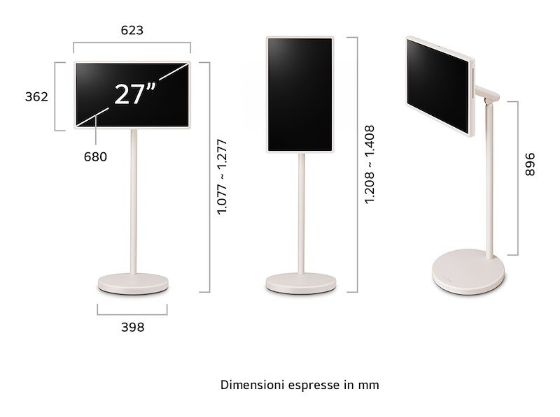 Lg StandbyMe 2 27" 27lx6tdga Beige