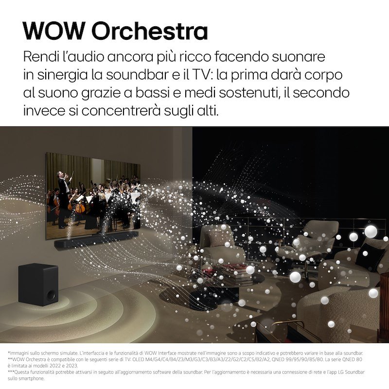 Lg Soundbar con subwoofer S70ty.aeuslld