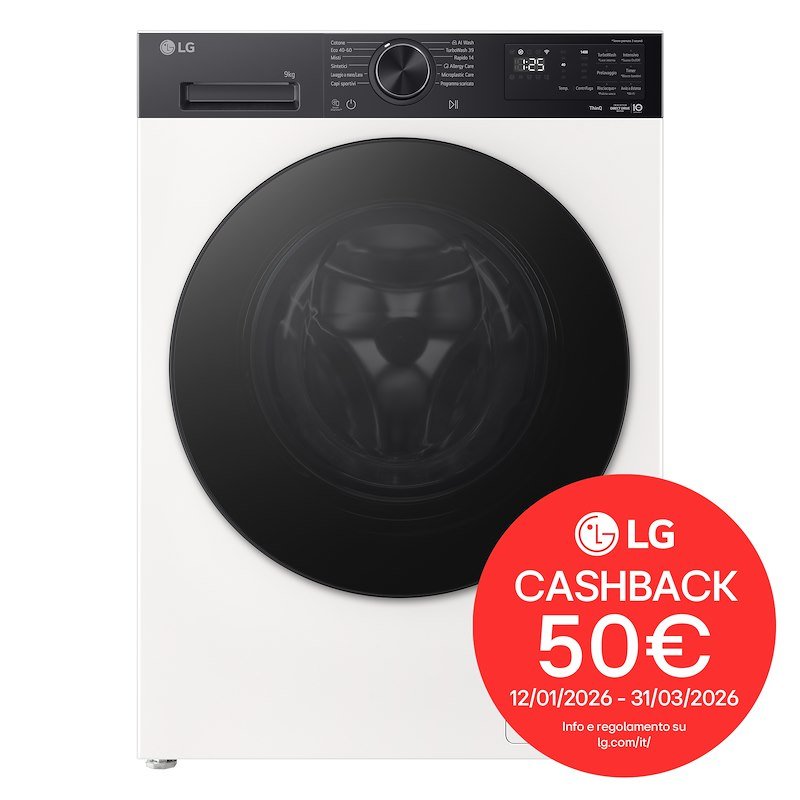 Lg Lavatrice 9kg F4nx5009thb