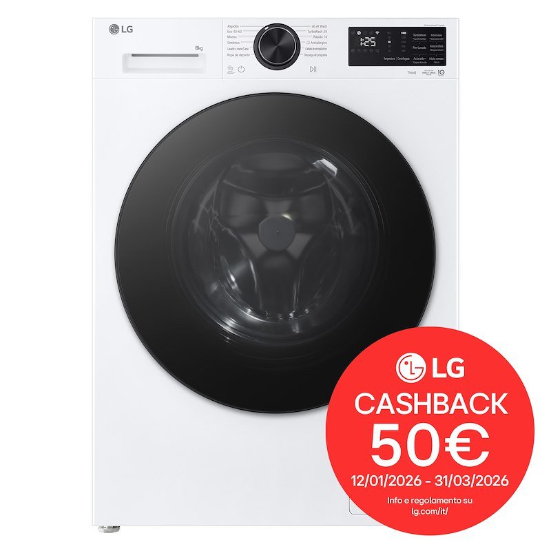 Lg Lavatrice Slim Intelligente 8 kg F2nx50s8tlb