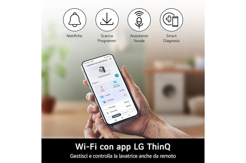 Lg Asciugatrice Intelligente AI Dry 9 kg Rnx5009twbb