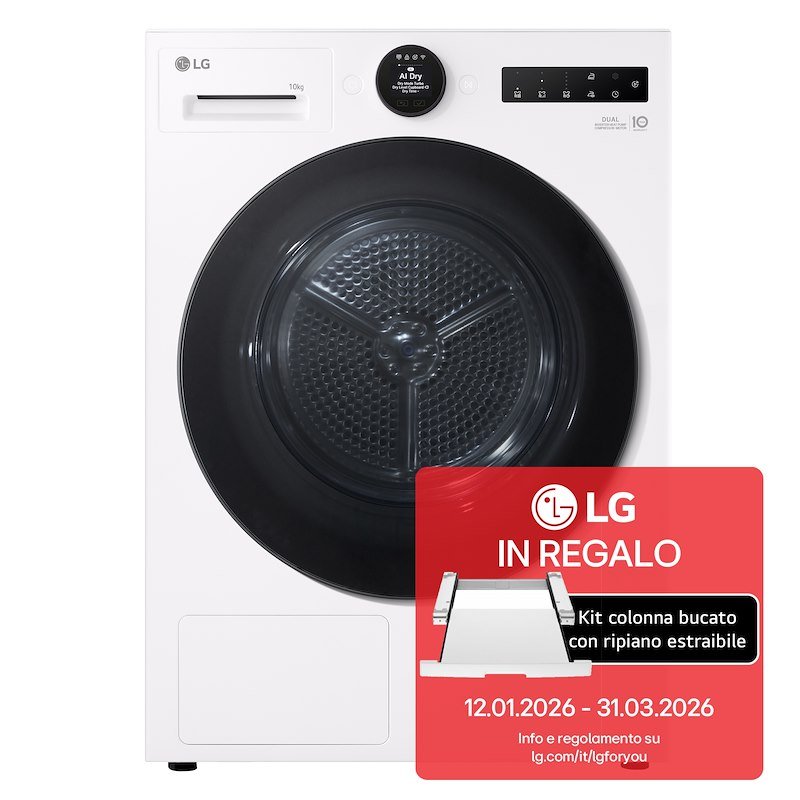 Lg Asciugabiancheria 10 Kg NEXT AI Dry Rhx7010twb