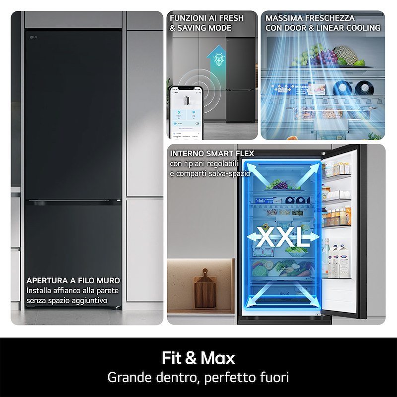 Lg Frigorifero combinato Gbbs514cpy Argento