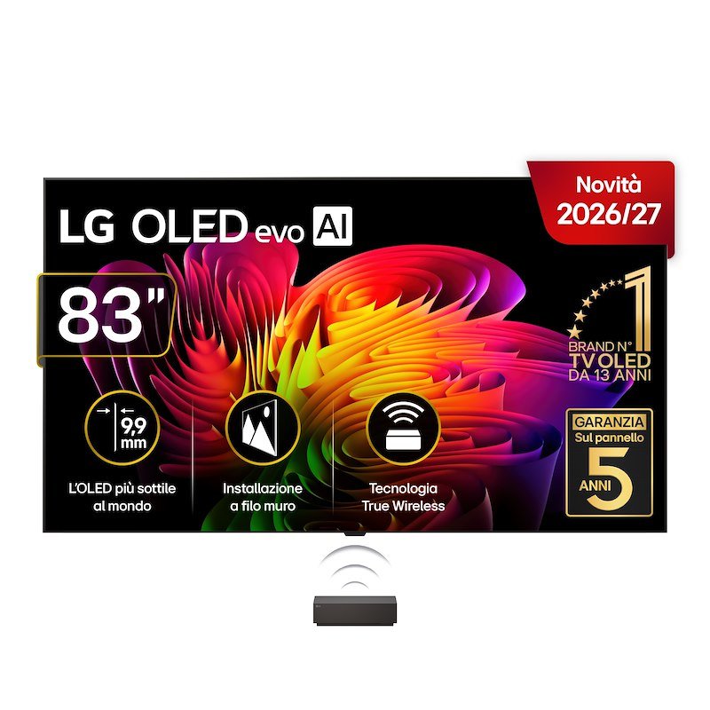 LG TV 83" OLED evo AI W6 Oled83w69la.api Umber Brown