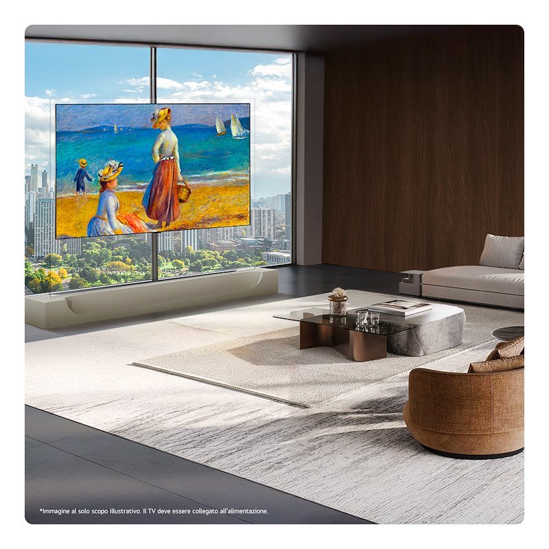 LG TV 83" OLED evo AI W6 Oled83w69la.api Umber Brown
