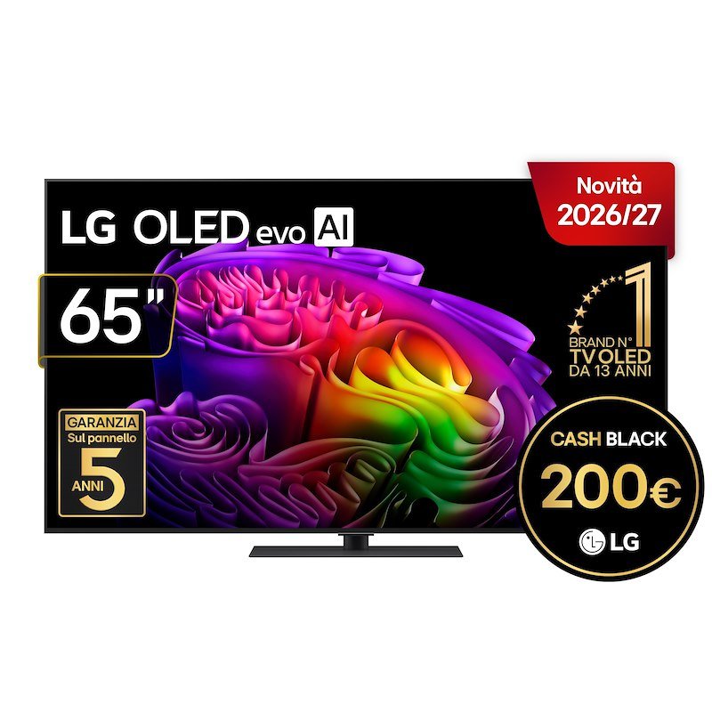 Lg TV OLED evo AI 65'' Serie G6S OLED65G66LS Dark Satin Silver