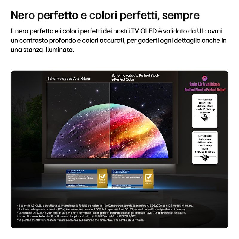 Lg TV OLED 48" EVO AI G6S Oled48g66ls Dark Satin Silver