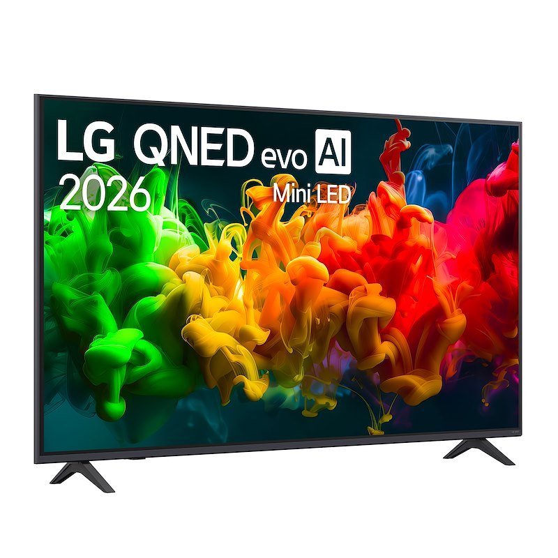 Lg TV QNED evo AI MiniLED 65" 65qned80b6b.api Charcoal Black