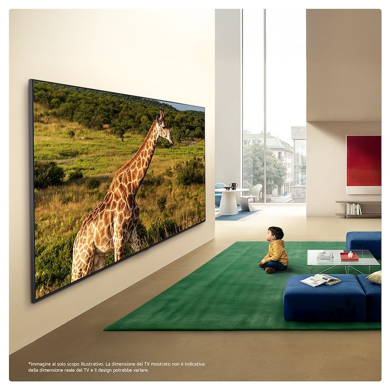 LG QNED evo AI MiniLED 75'' Serie 75QNED86B6B Charcoal Black