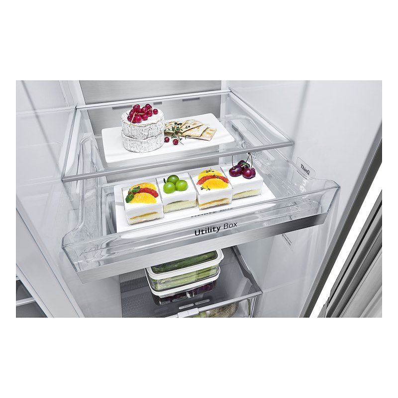 Lg Frigorifero Side-by-Side Gsxv90mbae Stainless steel