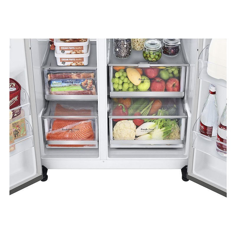 Lg Frigorifero Side-by-Side Gsxv90mbae Stainless steel