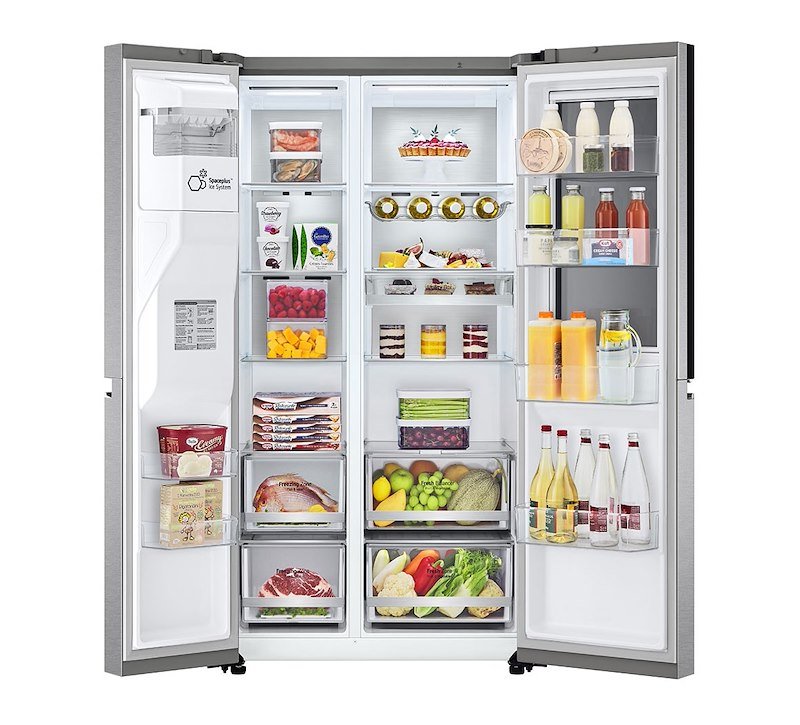 Lg Frigorifero Side-by-Side Gsxv90mbae Stainless steel