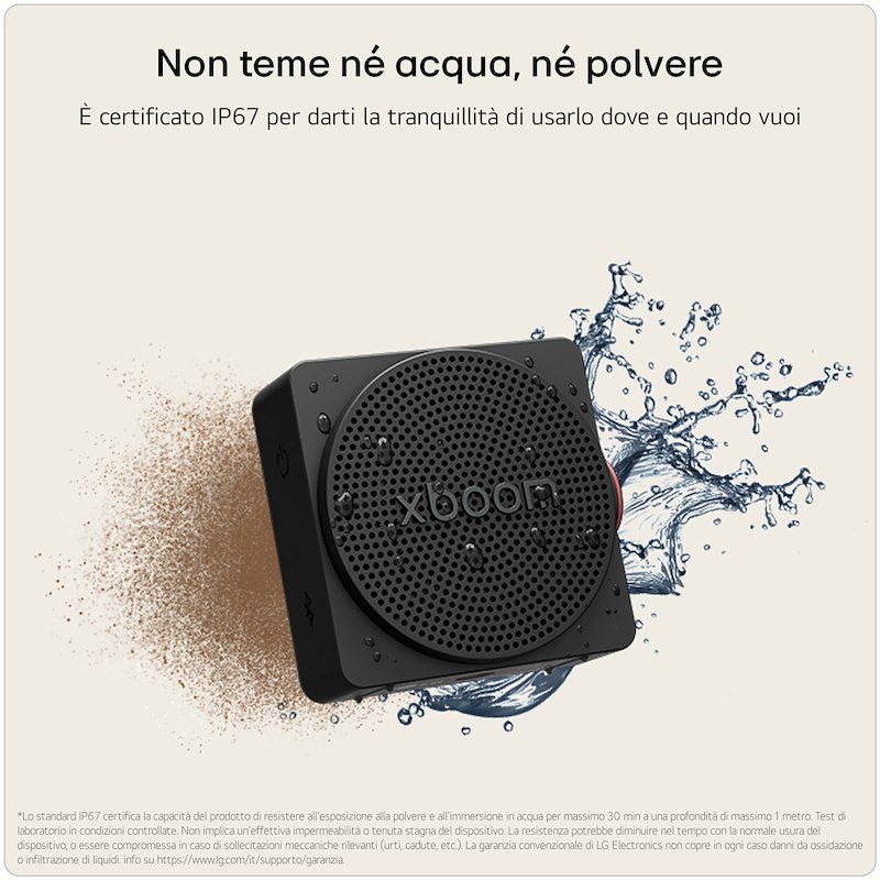 Lg Speaker boom Mini by will.i.am Mini.aeutlbk black