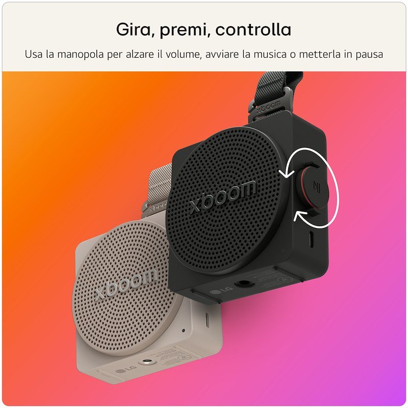 Lg Speaker boom Mini by will.i.am Mini.aeutlbk black