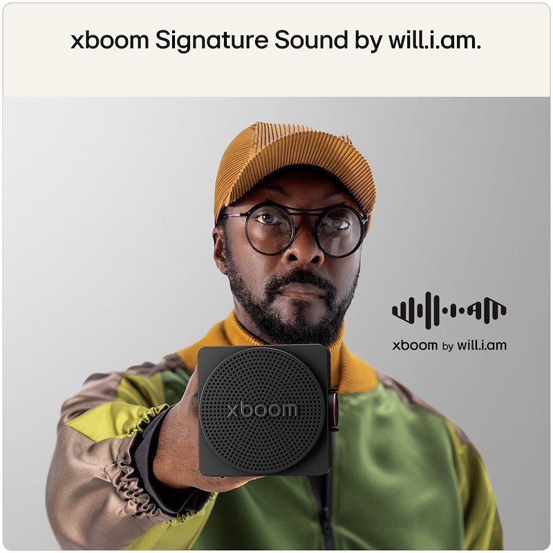 Lg Speaker boom Mini by will.i.am Mini.aeutlbk black