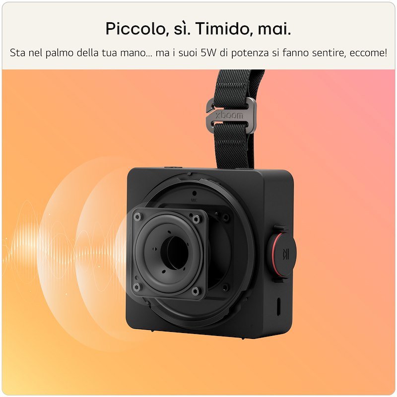 Lg Speaker boom Mini by will.i.am Mini.aeutlbk black