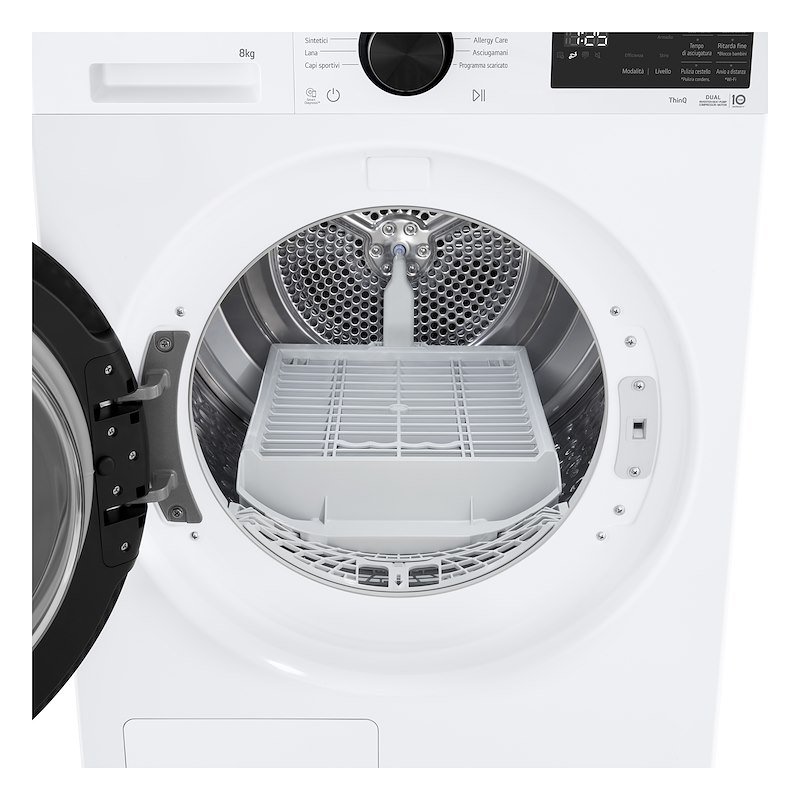 Lg Asciugatrice Intelligente AI Dry 8 kg Rnx5008tlb