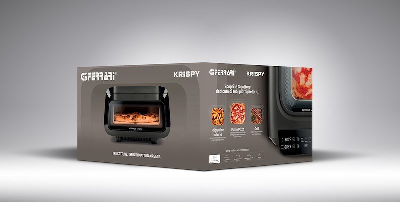 G3 Ferrari Forno Pizza Krispy G10225 Nero