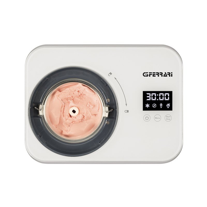 G3 Ferrari Gelatiera con compressore integrato G20175 Bianco / Argento